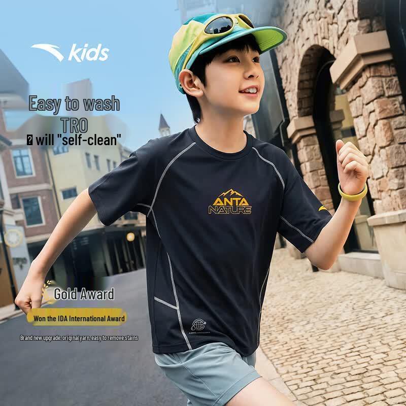 Anta Kids Unisex Summer Sport Knit T-Shirt A72626112