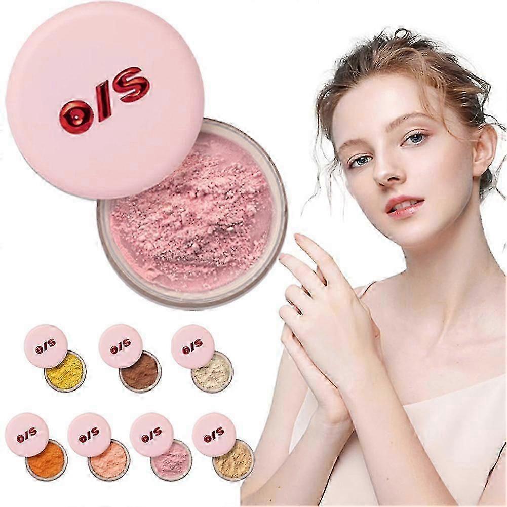 Cujmh Translucent Setting Powder, Matte Loose Powder for Pore Blurring and Brightening Under-Eye Makeup