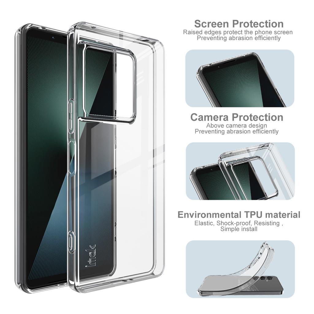 Per Custodia Telefono Sony Xperia 1 VIII IMAK Custodia Morbida Sottile Serie UX-10