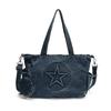 New Casual Denim Simple Shoulder Messenger Bag Large Capacity Underarm Handbag Women