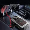 Latest Model High-Capacity Car Emergency Jump Starter with Built-in Tire Inflator, Portable Wireless Electric Air Pump