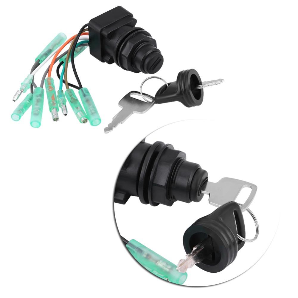 Motor Part Motor Ignition Key Switch Replacement Part Key Switch Assembly For Suzuki Outboard