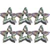 Laser Cutout Star Hair Clips Girl Ponytail Claw Shark Clip Back of Head Hair Accessories