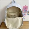 Stylish Solid Color Backpack for Junior High Girls & College Students