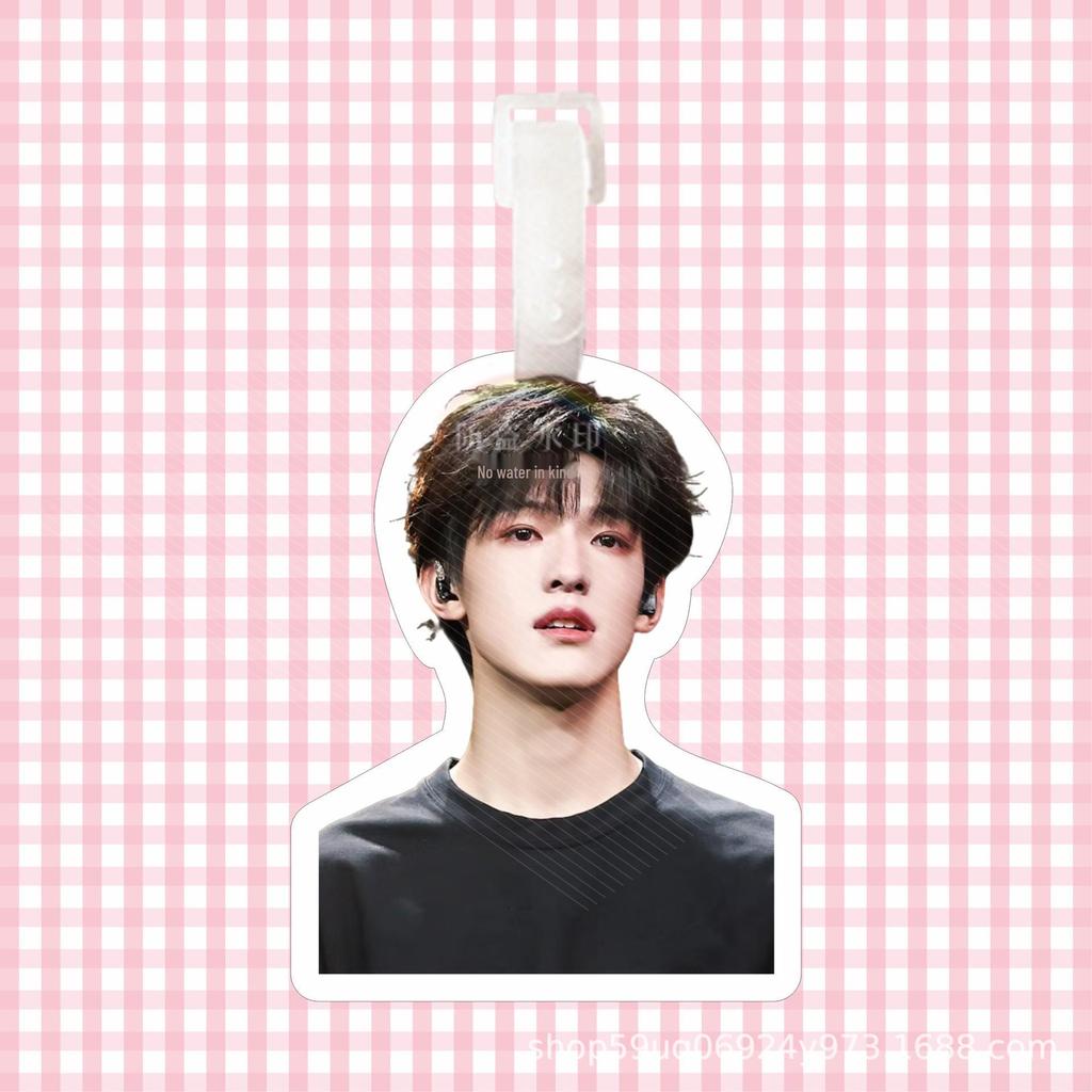 Zhang Zeyu Boy Group Luggage Tag: Backpack Pendant, Travel Case Decoration, Anti-Lost Keychain Tag
