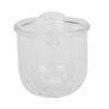 Small   Glass Plant Feeding Cup Fish Red Worm Feeder Cups for Aquarium(S)