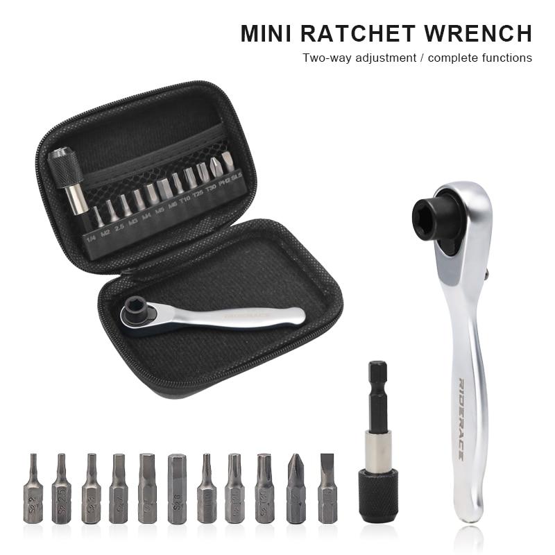 Zestaw kluczy grzechotkowych do rowerów, szybkozłączki, narzędzia naprawcze, klucz imbusowy 1/4, śrubokręt, narzędzie ręczne, akcesoria do naprawy rowerów