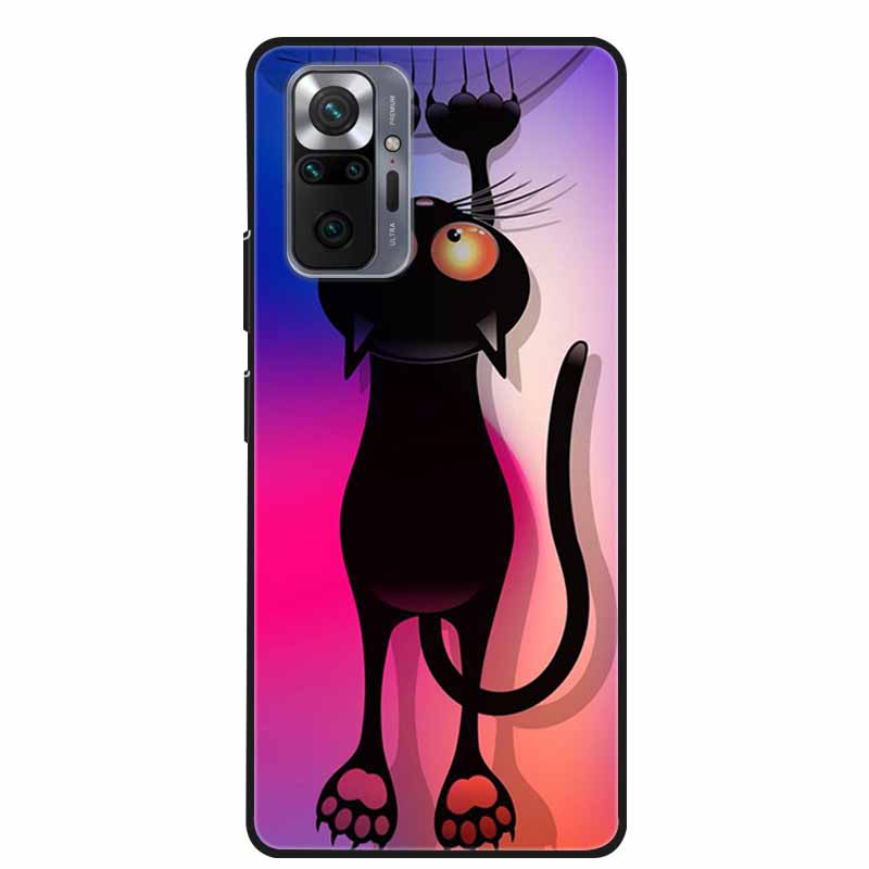 Per Xiaomi Redmi Note 10 Pro Custodia Moda Morbido Silicone Cover per Telefono per Redmi Note10 Pro Max Coque M2101K6G Paraurti Cool Funda