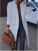 European Size Women's Multi-Button Woolen Overcoat - Autumn/Winter Collection