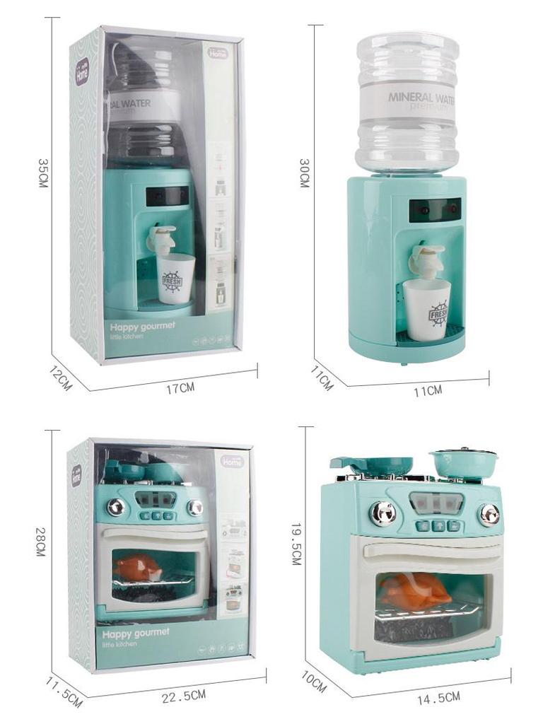 Interactive Home Appliance Simulation Set: Light & Sound Kitchenware, Tableware, Washing Machine, Steamer & Puzzle