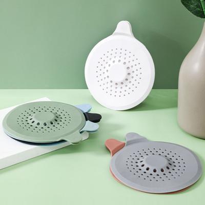 2Pcs Filter Haar Runde Große Wasserdichte Badezimmer Dusche Waschbecken Stopper Ablauf Abdeckung Kanalisation Deodorant Abdeckung
