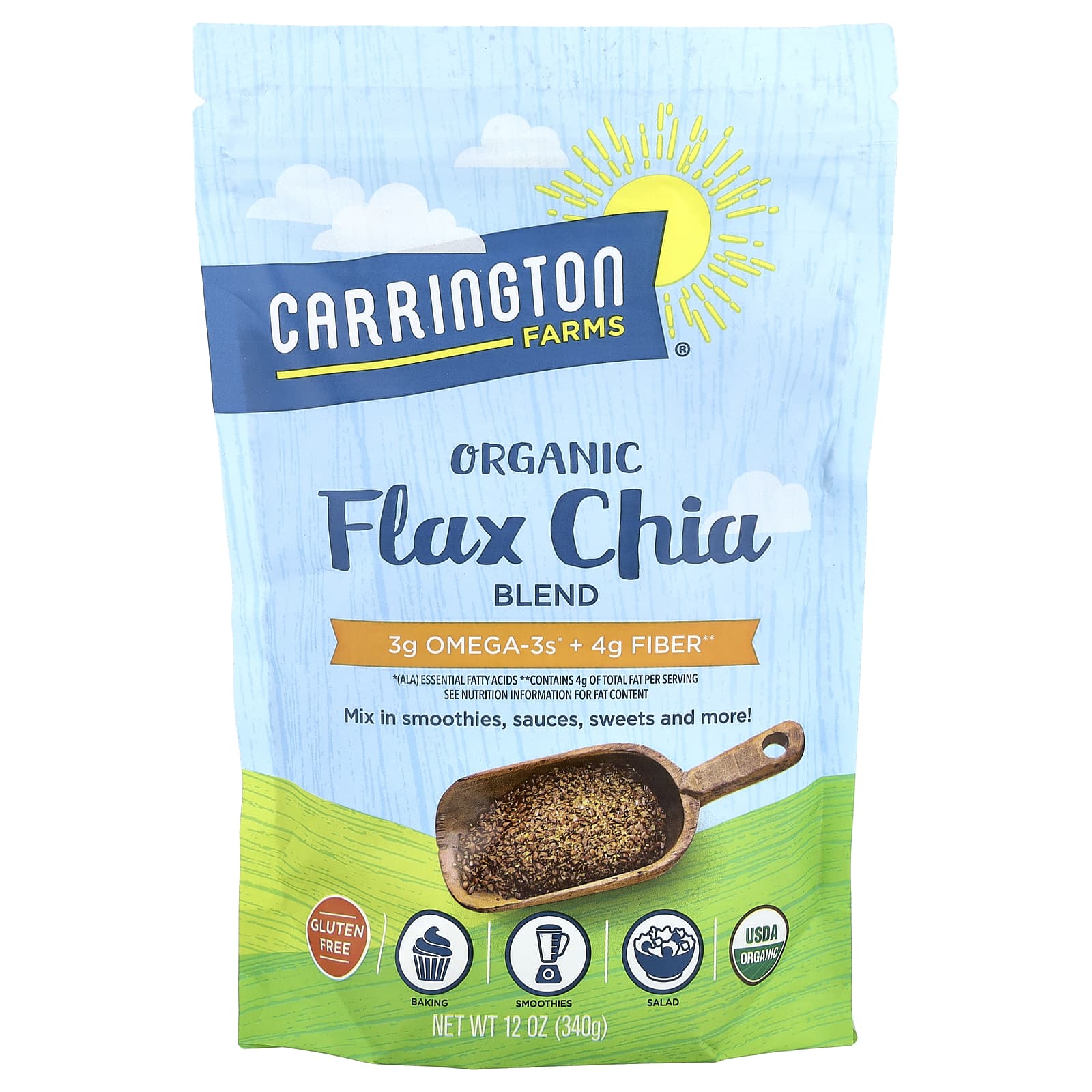 

Organic Flax Chia Blend, 340G(12Oz)