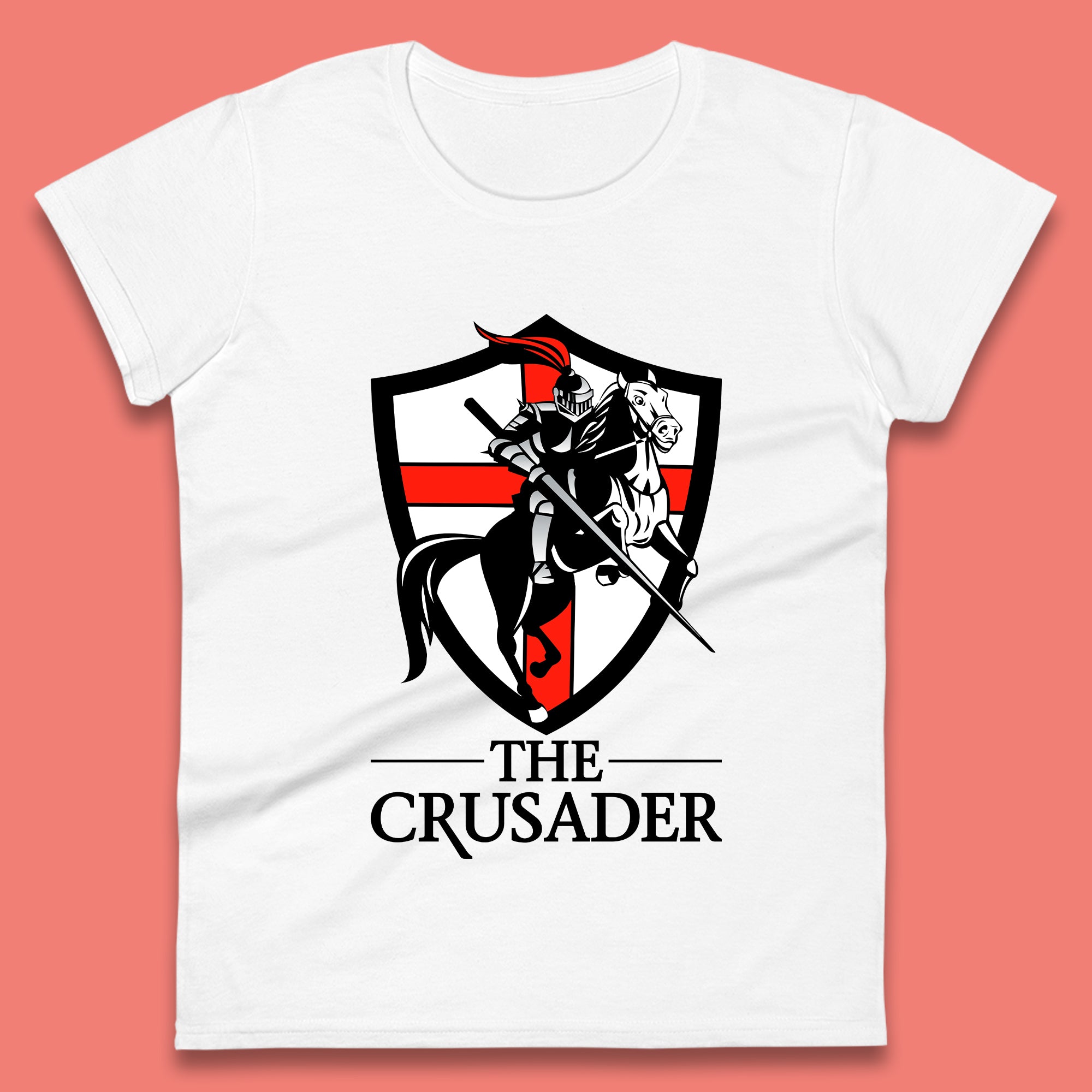 The Crusader Womens T-Shirt Mens Tops Tees Unisex L