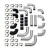 Aluminum Intercooler Pipe Kit, 12 Pieces, Compatible with Ford 6.0L (2003-2007)
