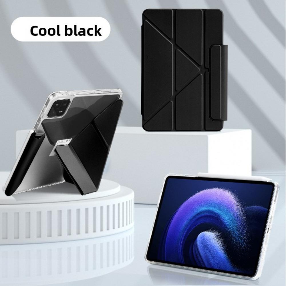Leather Case for Xiaomi 7sPro Pad6 Pro Transparent Cover with Stylus Holder 11.2Y Foldable 6S Tablet