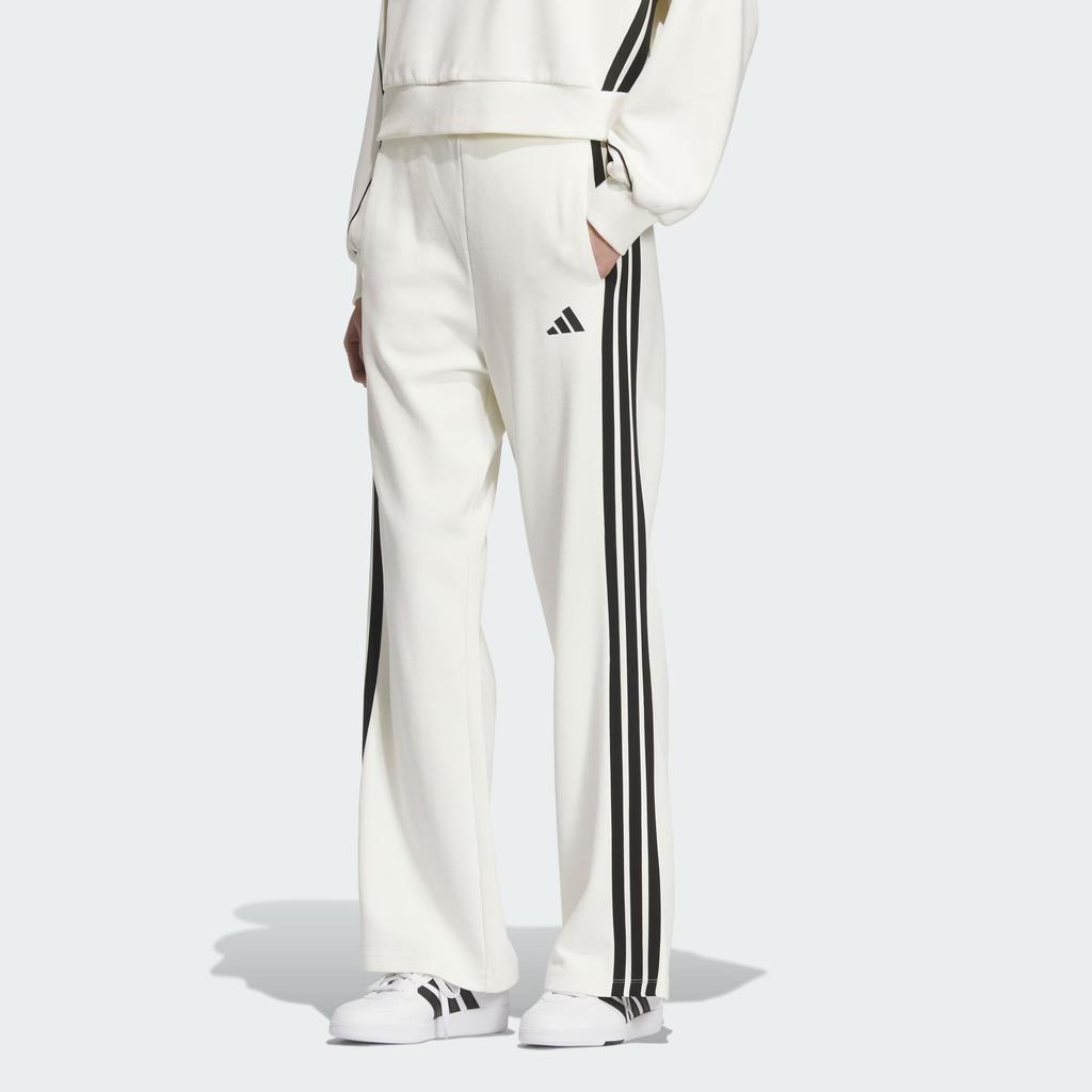 Adidas SS25 Stadium Knit Striped Knit Casual Pants Women Bottoms KC0045