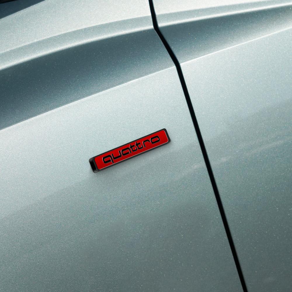 3D Metal Car Rear Trunk Emblem Fender Side Sticker Center Cover For kcpn5 Quattro A5 B7 Q7 A3 B8 A6 TT R8 A8 A7 Q5 Q3 C7 S3 A1 B5