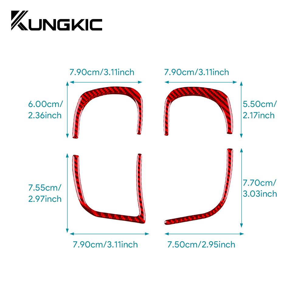 Riktigt mjuk kolfiberdekal för Renault Clio 3 2006 2007 2008 2009 2010 2011 2012 Interiör Bil Rattknappram