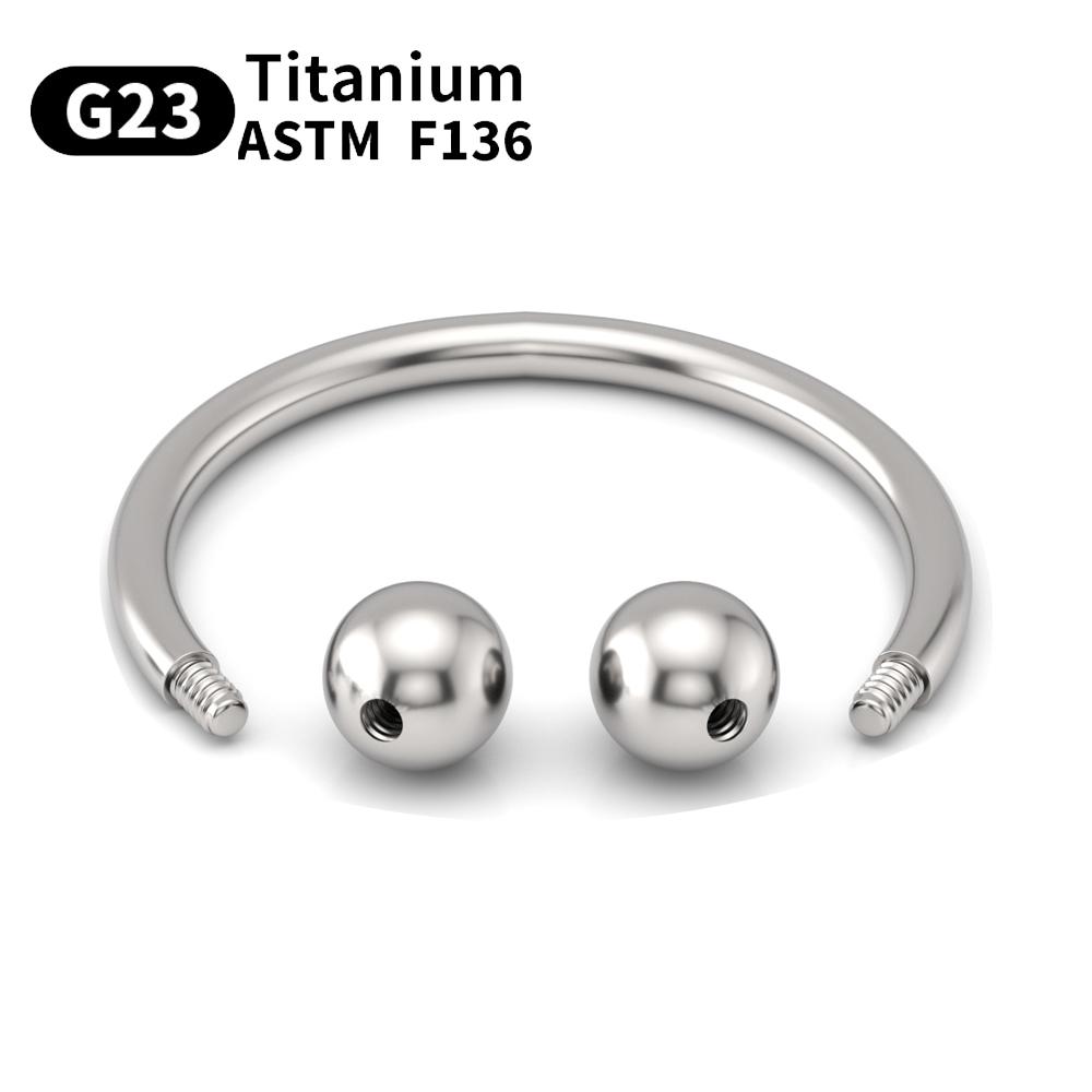 1/5 Stück G23 Titan Nasenringe Piercings Lippe Augenbraue Ohr Septum Helix Knorpel Septum Körperschmuck Piercing Labret Nase C-Stab