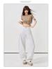Women's Super Soft White Linen Cropped Wide-Leg Jeans - 2026 Spring/Summer Collection