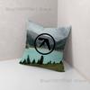 Logo Art A-Aphex T-TwinS Anime Celebrity Merchandise All-Match Printed Pillow Case Sofa Car Office Room Decoration Protector