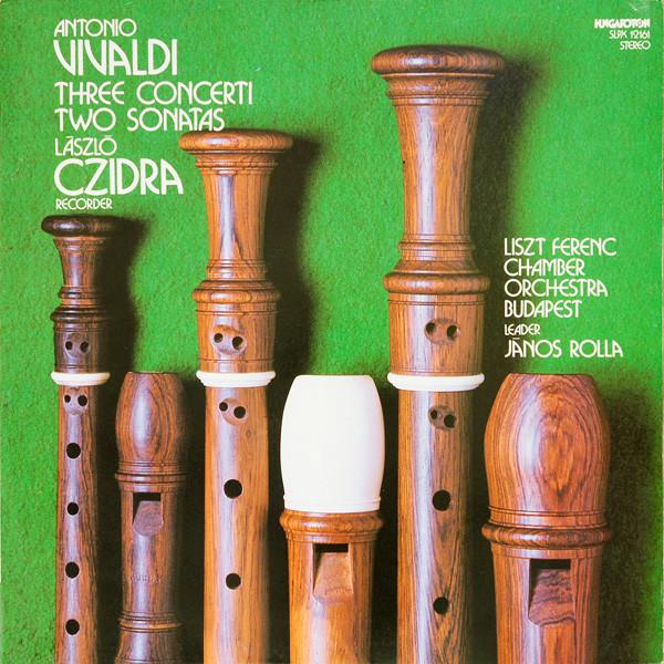 

LP Record ANTONIO VIVALDI / LÁSZLÓ CZIDRA , L - Three Concerti Two Sonatas SLPX12161 Hungaroton 1980 Hungary Classical Used