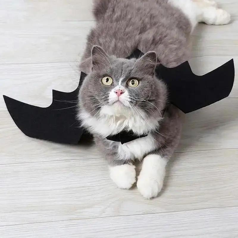 Halloween Pet Bat Wing Clothing Cute Pet Cosplay Halloween Party Bat Wing Clothing Non-woven Holiday Decoration Pet Clothing