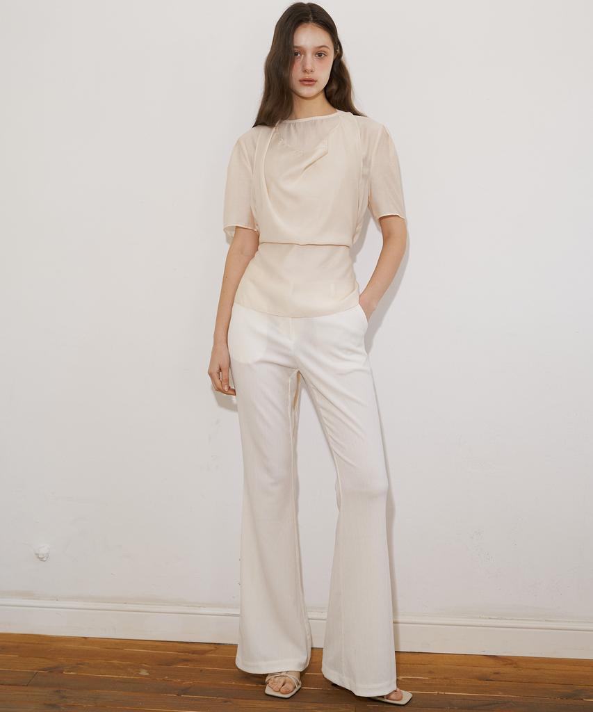 Peullobeu Summer Light Fabric Pants (Iv)