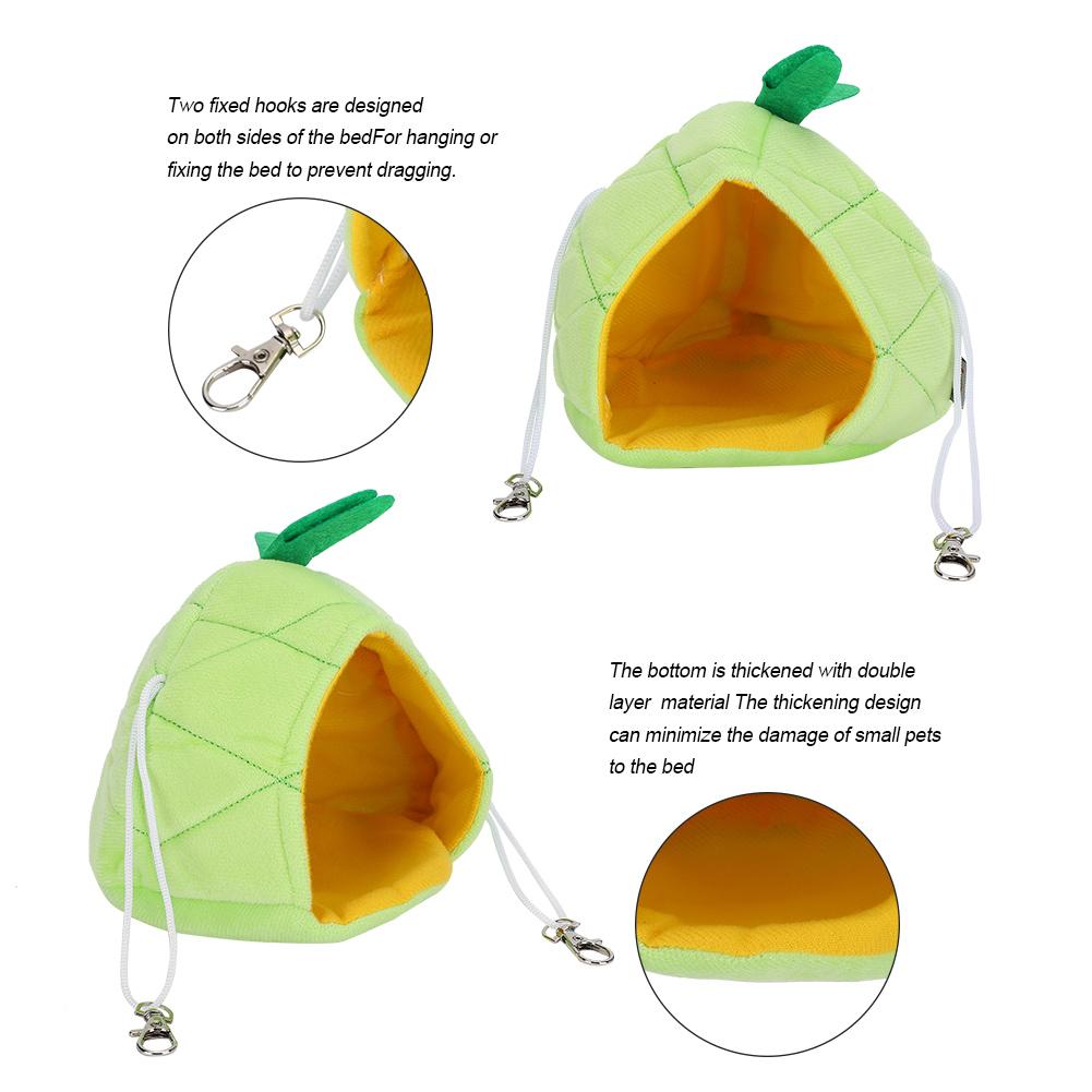 Pet Winter Bed Cage Golden Hamsters Warm House Hammock For Small Animal Playing Sleeping