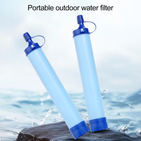 Personal Water Filter Straw Portable Water Purifying Device Outdoor Survival Camping Hiking Backpacking Emergency Water Filtration System
