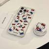 Magnetic Wireless Charging Hello Kitty Phone Holder Case For Iphone 17 Air 17 Pro Max 16 15 14 12 13 11 Pro Max 13 Mini Casing