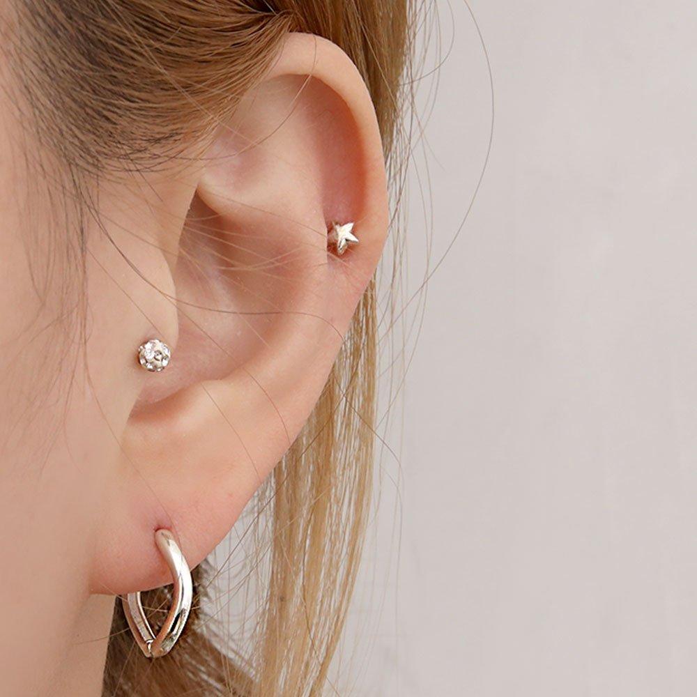 925 Silver Unique Ring Earrings