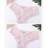 2pcs/lot Crossed Triangle Panties for Women's Sexy Lace Edge Pantie Mid Waist Bow Women Underwear