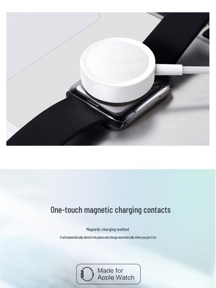 Magnetic Wireless Charger for Apple Watch Series, A & C Ports
