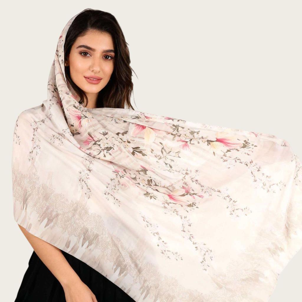 Super Soft Italian Elastic Watercolor Headscarf - 2026 Spring/Summer Collection
