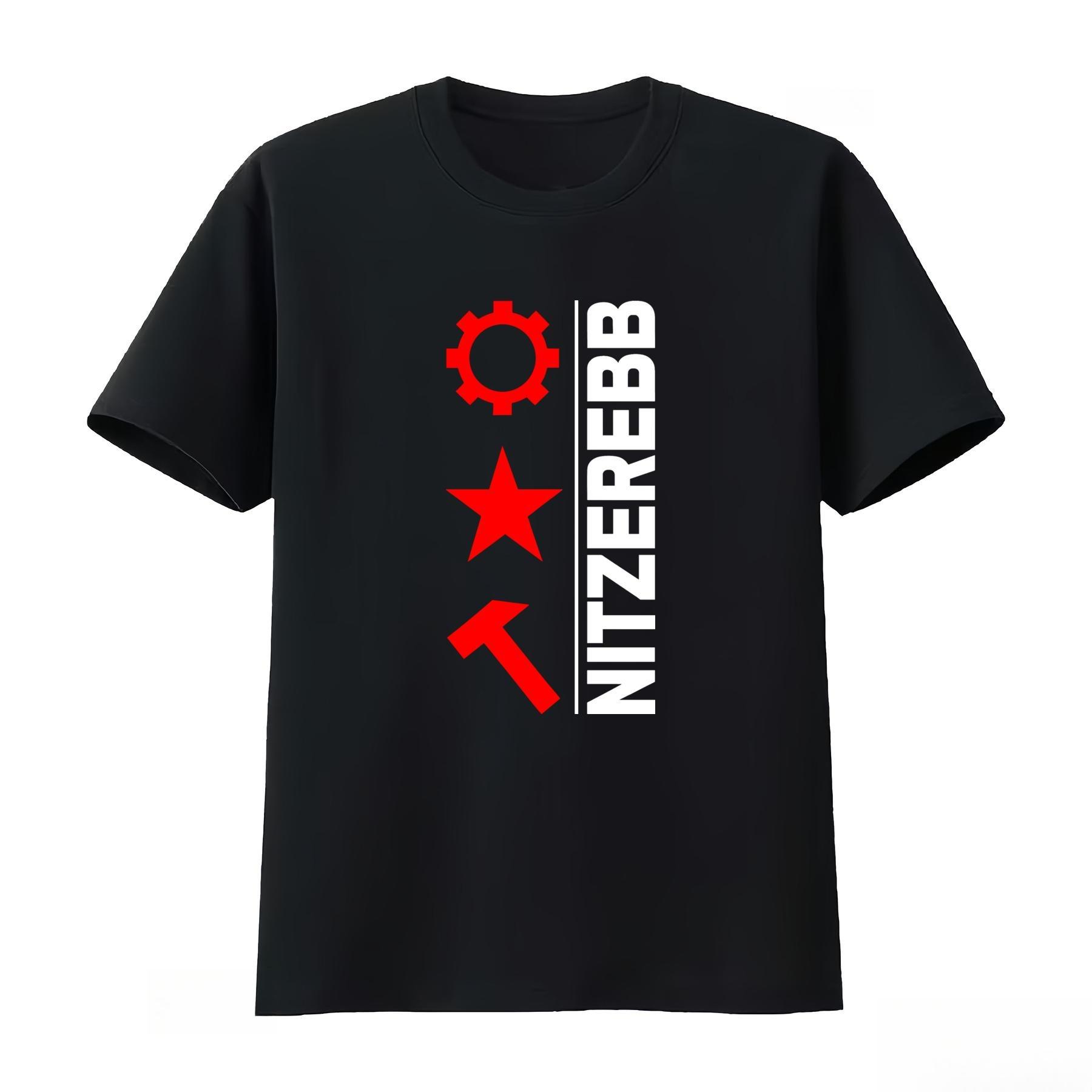 Nitzer Ebb Vintage Industrial Music EBM Band T Shirt Vintage Top for Everyday Wear Unisexs Clothing and Women 2026 Summer T Shirt S