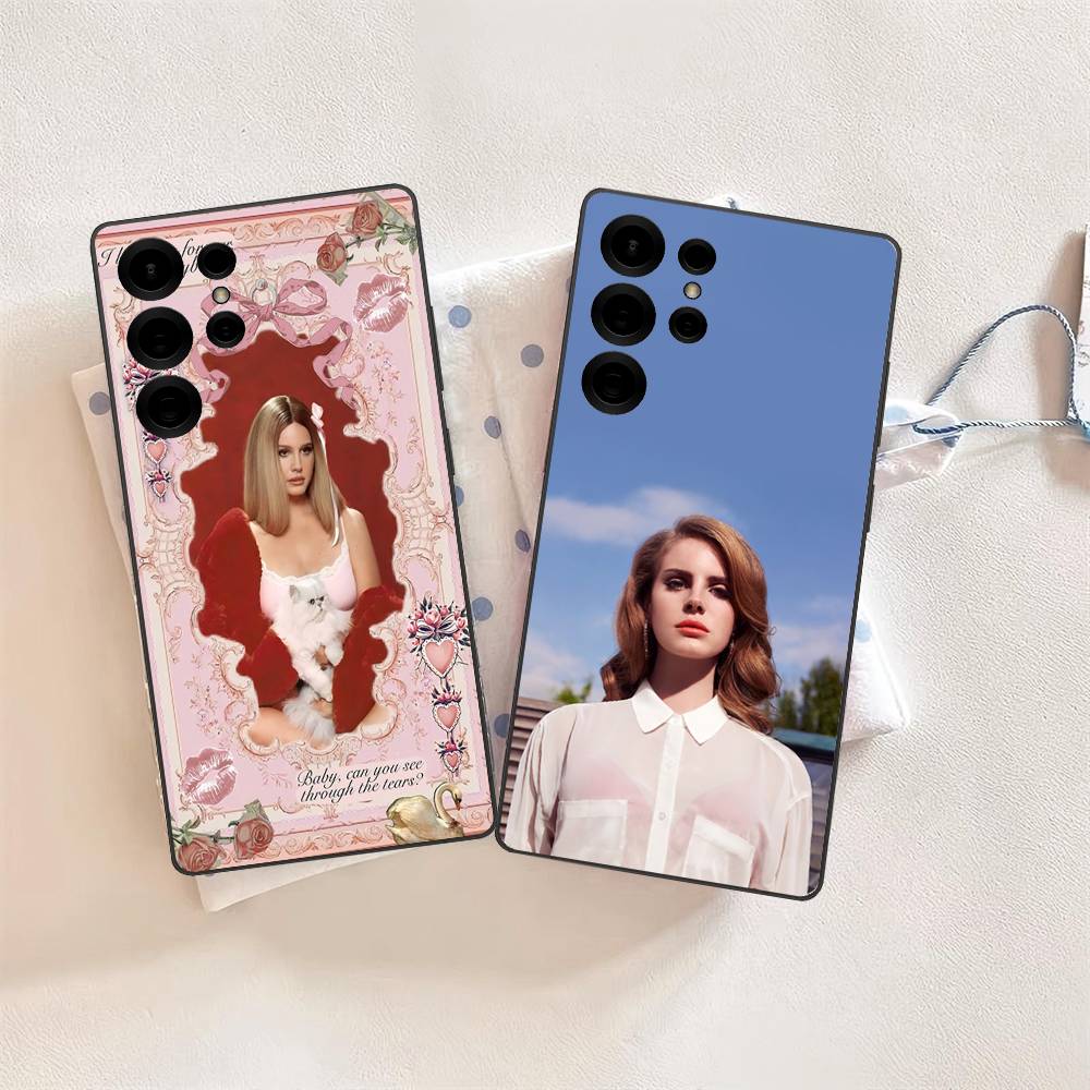Singer Lana Del Rey Phone Case For Samsung S 24 fe 25 Ultra plus 20 lite 21 30 22 23 24 22 Ultra 5G Fundas
