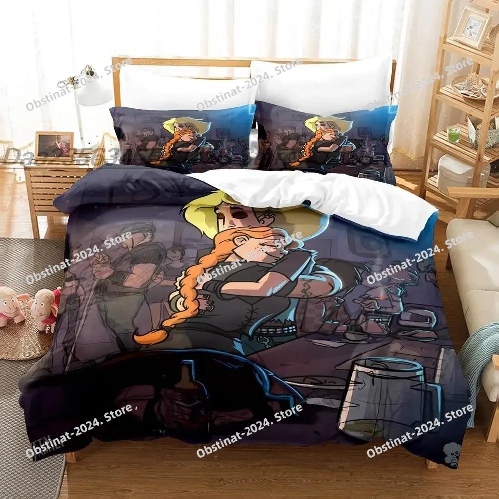 Fashion 3d Print Anime Game Metal Family Bedding Set Single Twin Full Queen King Size Bed Set Adult Kid Bedroom Duvetcover Sets
