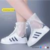 Waterproof Durable Women's Anti-Slip Shoe Covers for Rain - Reusable, Thickened, Wear-Resistant, Ideal for Outdoor Travel & Hiking.