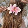 Flower Hairclip Cymbidium Hair Clip Side Hairpin Women Hair Styling Accessories Female Headwear Girl Hair Decors