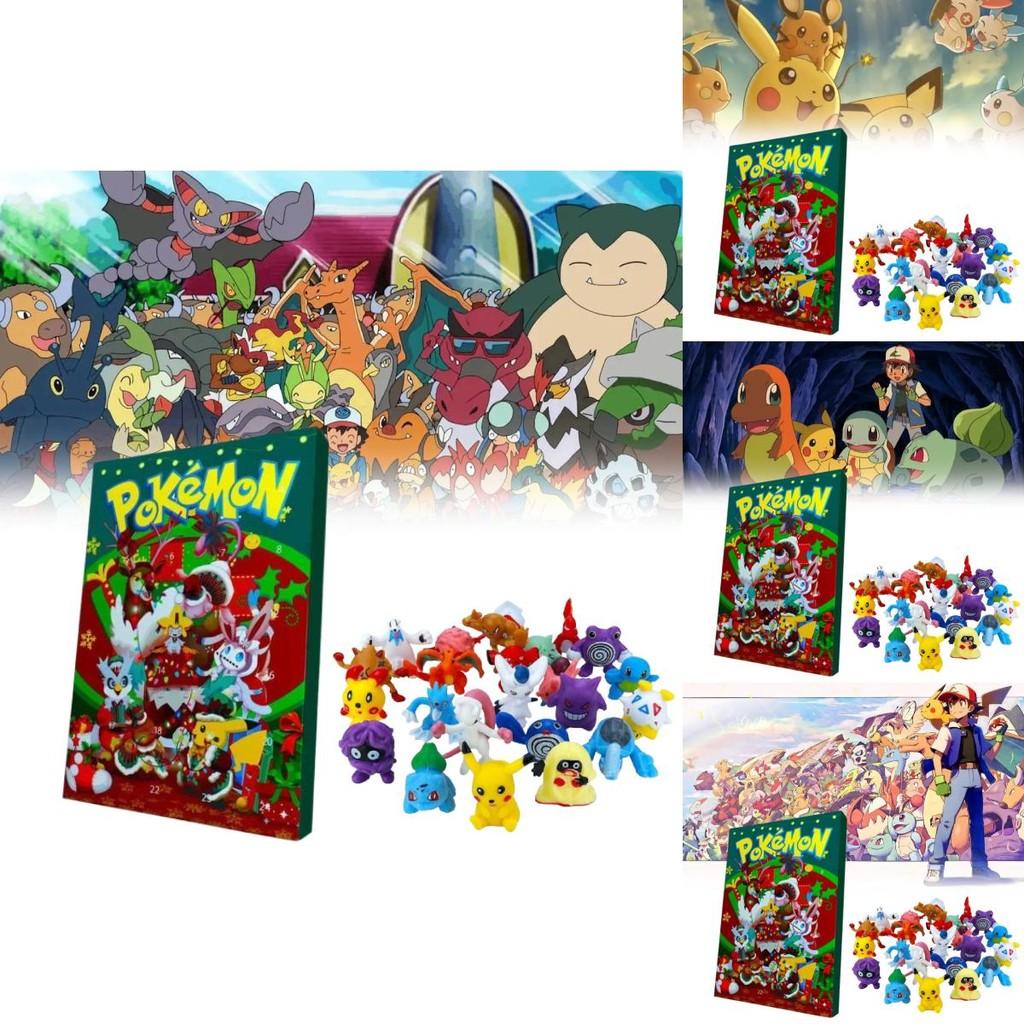 Pokemon Christmas Countdown Calendar With 24 Plastic Toys For Kids And Collectors