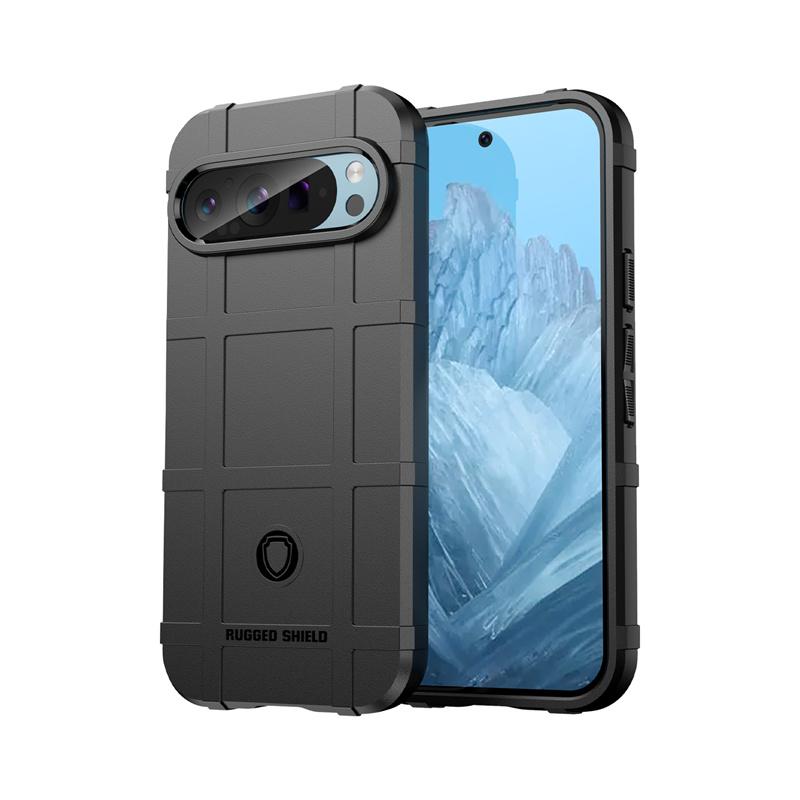 Shockproof Rugged Shield Matte TPU Case for Google Pixel 9 Pro XL 8A 7A 6A 8 7 6 Pro Protective Cover Fundas Coque Capa