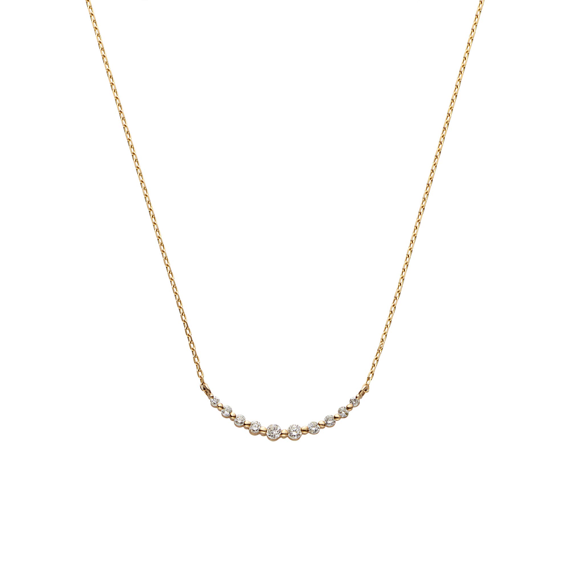 

Necklace K10 Yellow Gold Lure Diamond AJVN136340DI [Vendome Aoyama] [Official]