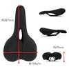 MARUHACHI Road Bike Saddle DD390MF, Soft, Comfortable, Perforated, Thick, Memory Foam, for Cross Bikes