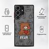 Funda Back Phone Cover Case for Samsung Galaxy S26 Note 20 Ultra 10+ S23 FE S20 FE S22 S24 Plus S21 S25 Ultra Cartoon Bear