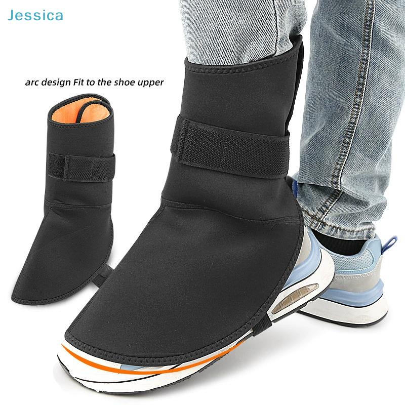 Electric Bike Thermal Ankle Warmers - Windproof Fleece Boot Covers for Winter Cycling