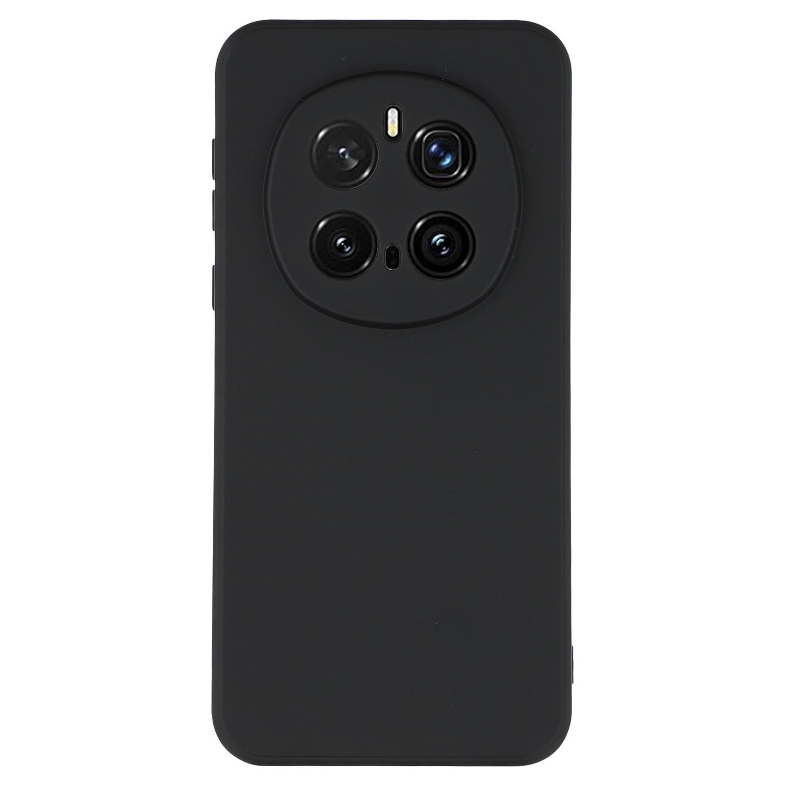 

Для Honor Magic7 Pro 5G Чохол TPU Задня М яка Захист від Подряпин Підкладка з Мікроволокна Чохол для Телефону Black