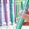 Cartoon Pushable Eraser Set for Students Retractable Eraser for Painting Creative Office Stationery with No Debris