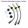 15mm Carburetor Kit For 43CC 52CC 47CC 49CC Brush Cutter with Seal Hose Petrol Filter Spark Plug For CG430 CG520 BC430 BC520 Carburetors Jets 1