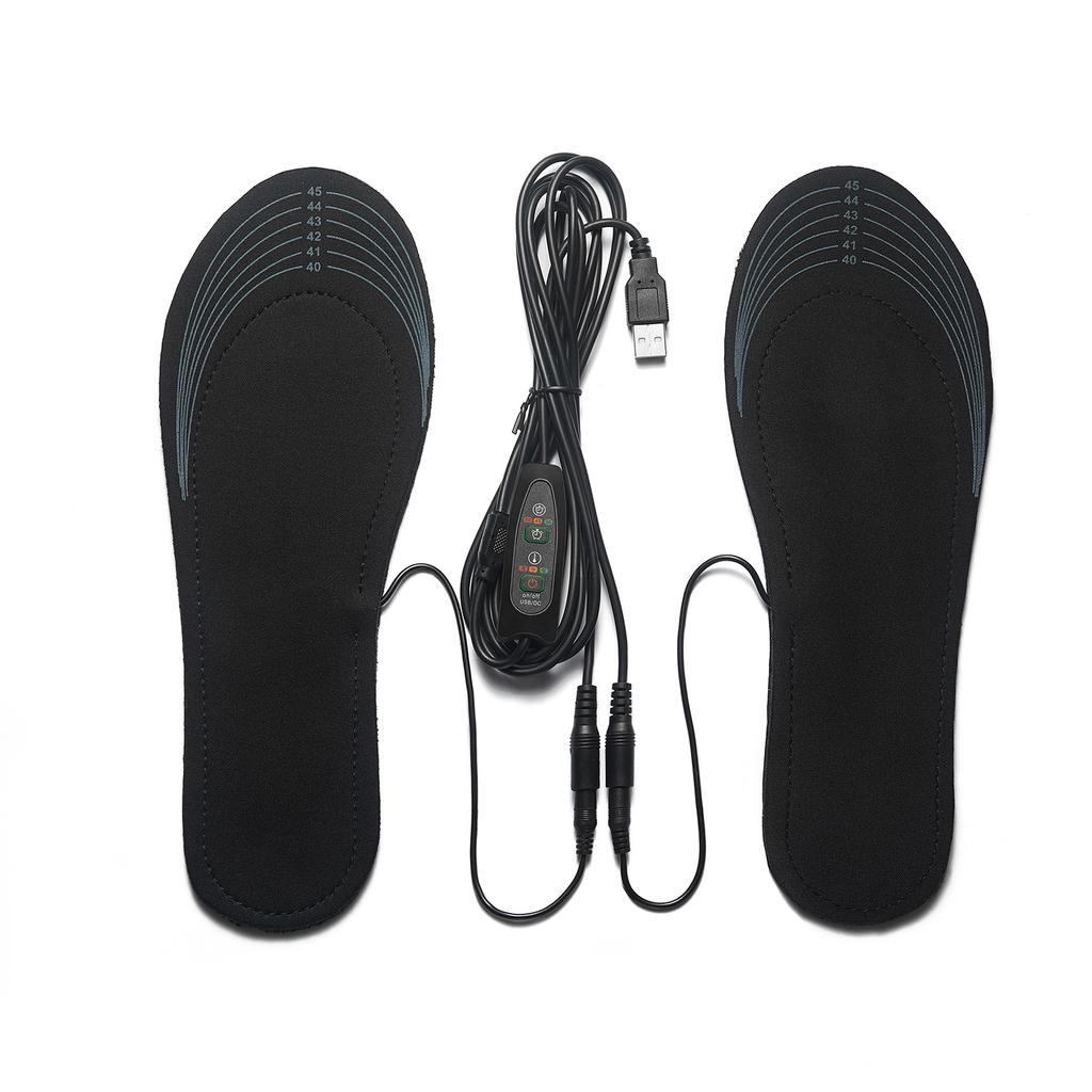 Winter Elektrisch Beheizbare Einlegesohlen USB Heizung Füße Wärmer Thermische Schuhe Socken Polster Beheizbare Einlegesohlen Waschbar Voller Fuß Wärme Unisex